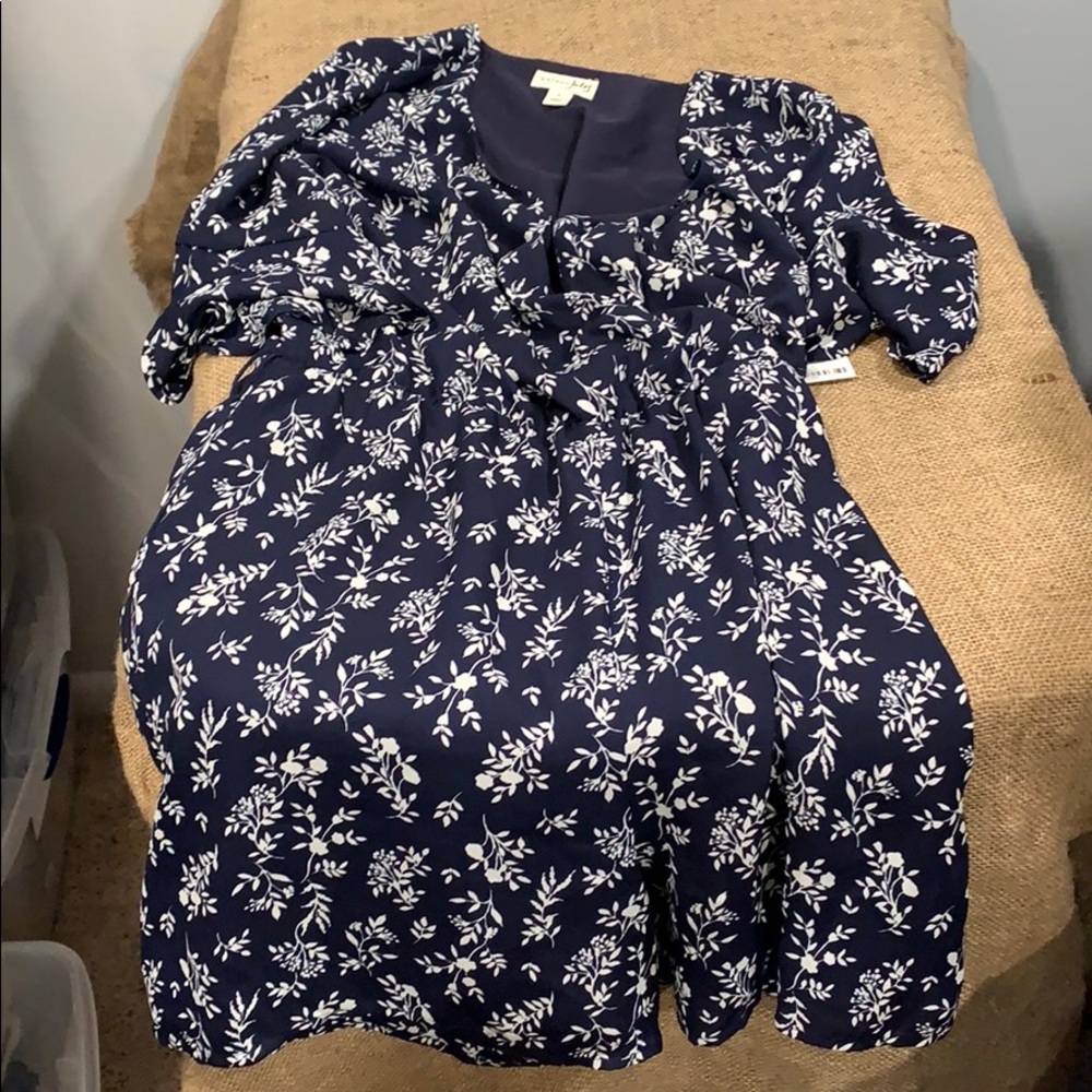 Maison Jules size 8 navy romper for women NEW